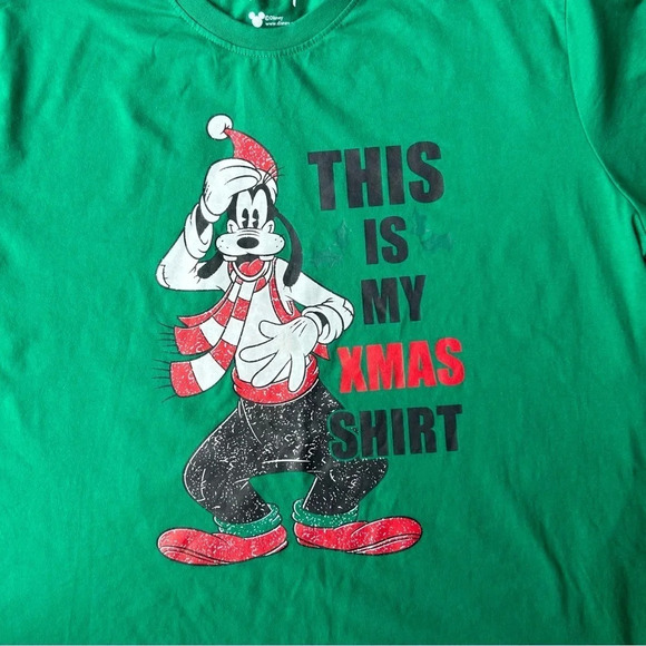 Disney  Goofy Christmas Short Sleeve Top - Picture 2 of 8